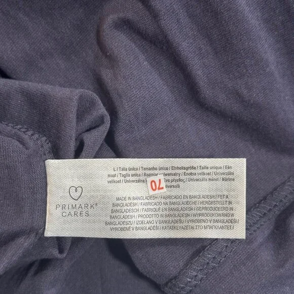 NEW 2 Primark Navy Tagless Crewneck T-Shirts (XL)- Regular Fit - Picture 10 of 11